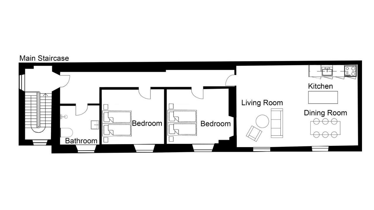 City Apartment With Exposed Ceiling Beams Köpenhamn Exteriör bild